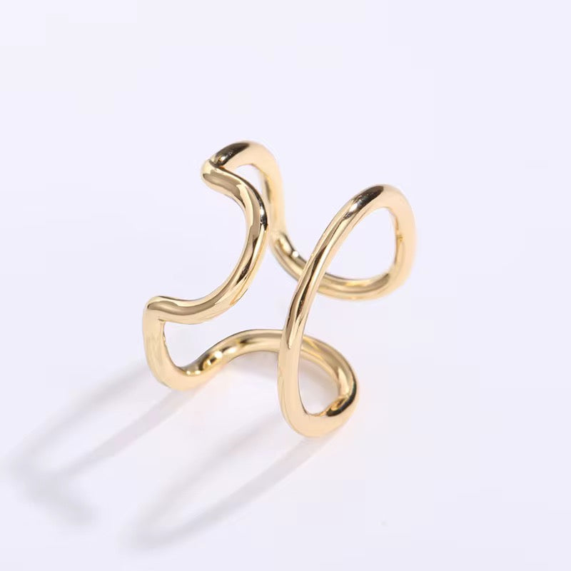 Elegant Nail Armor Rings Collection Set of 5