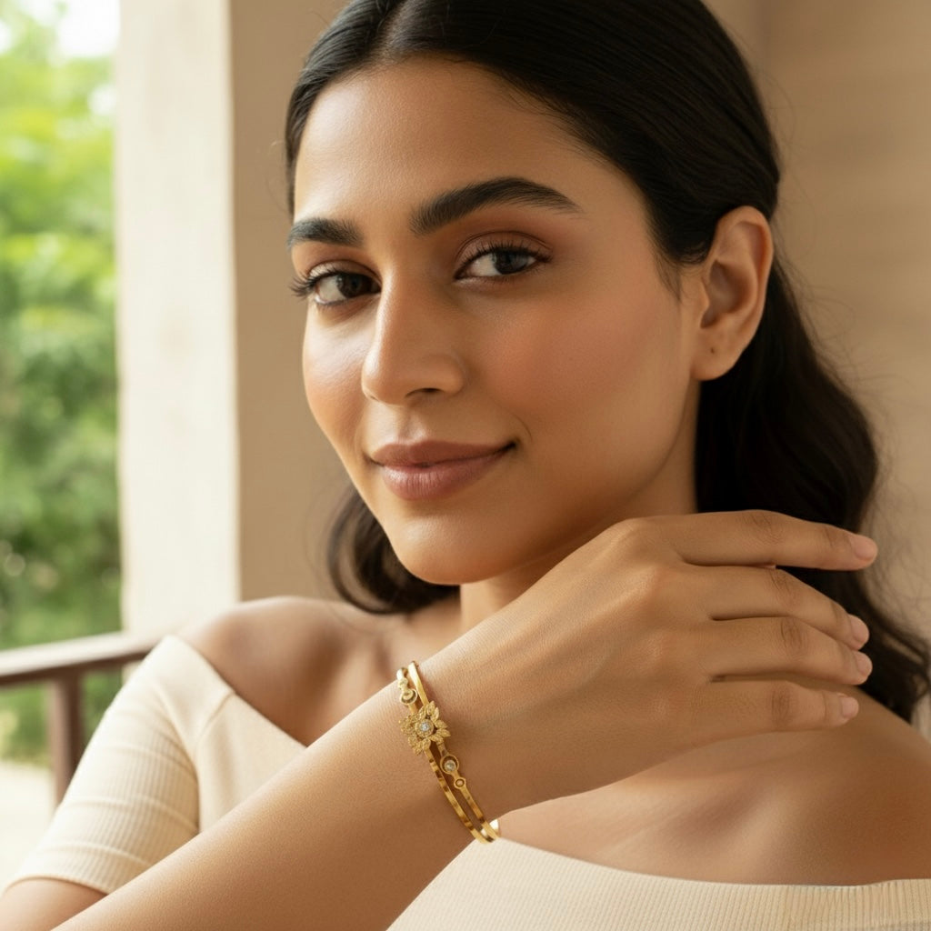The Golden Blossom Bracelet