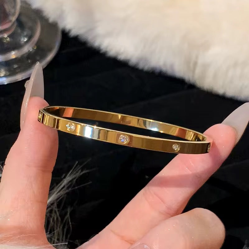 18K Gold Plated Waterproof Anti Tarnish Bracelets