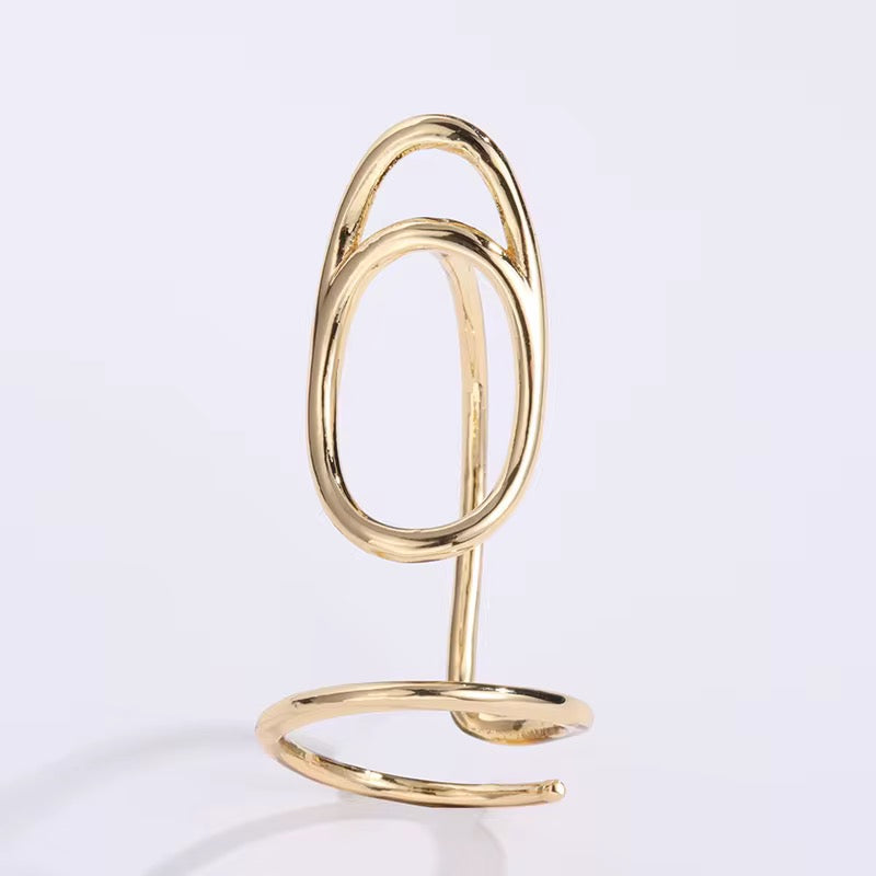 Elegant Nail Armor Rings Collection Set of 5