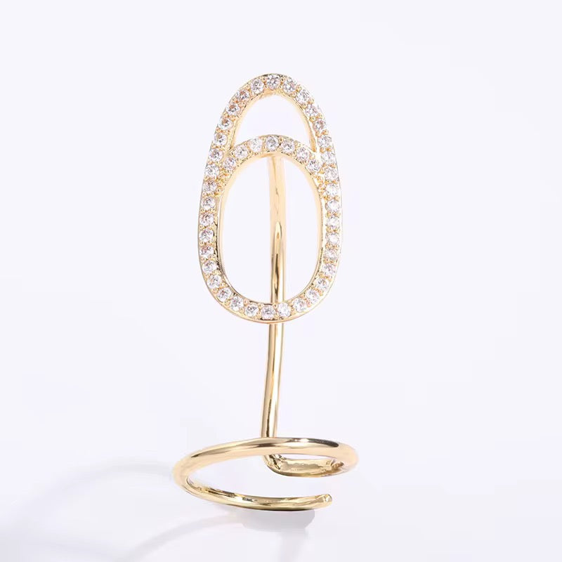 Elegant Nail Armor Rings Collection Set of 5