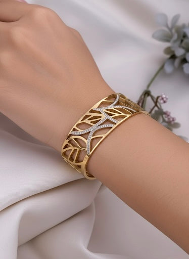 Gold Plated Stainless Steel Bracelet