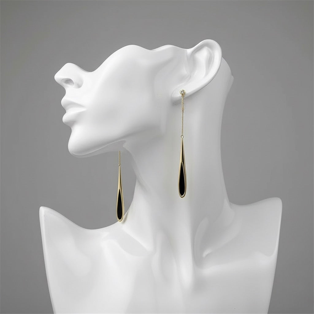 Midnight Drop Dangle Earrings