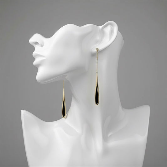 Midnight Drop Dangle Earrings